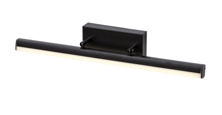 Aplica baie Rabalux Evan LED 12W 1300lm 4000K metal plastic negru mat alb IP44 [2]