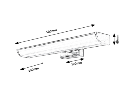 Aplica baie Rabalux Evron LED 7,5W 600lm 4000K metal chrome stil modern, IP44 5063 [2]