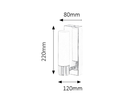 Aplica baie Rabalux Jim LED 5W 400lm 4000 metal chrome stil modern 230V, 50Hz IP44 5749 [2]