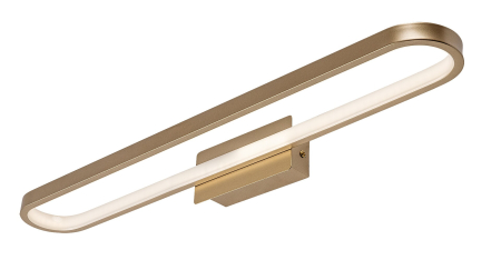 ILUMINAT - Aplica baie Rabalux Odran LED 18W 1350lm 4000K metal silicon auriu alb IP44