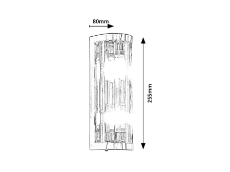 Aplica baie Rabalux Sybil G9 G9 2X MAX 28W metal chrome stil clasic, IP44 75035 [4]