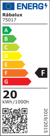 Aplica baie Rabalux Turgon LED 20W 1750lm 3000, 4000, 6000K aluminiu plastic crom alb IP44 [8]