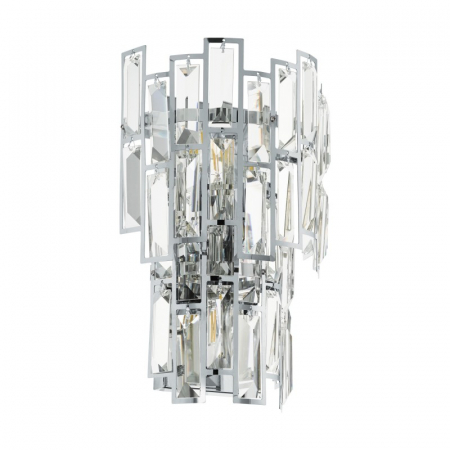 BLACK FRIDAY - Aplica cristal EGLO CALMEILLES 1 39628, E14 3X25W, Crom