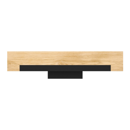 Aplica EGLO Camacho 901738 LED 1X9,6W 3000K 1050lm 220-240V,50/60Hz L 440mm x H 105mm otel/lemn negru/maro plastic alb IP20 [3]