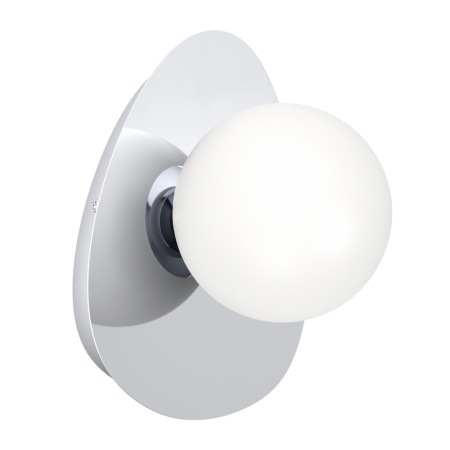 ILUMINAT INTERIOR - Aplica EGLO Castrovido 902095 G9 1X4,2W 220-240V,50/60Hz L 235mm x l 215mm x H 155mm otel crom sticla mat/opal alba IP44