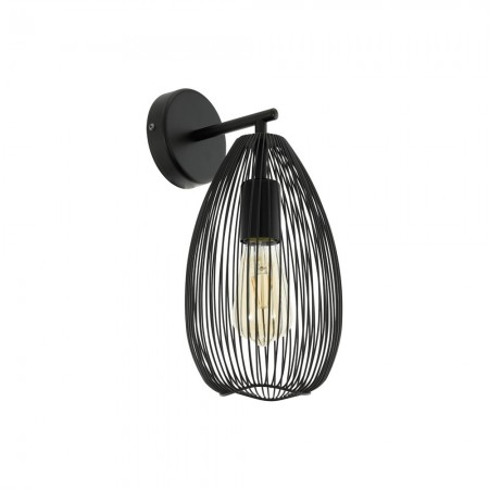 BLACK FRIDAY 2024 - Aplica Eglo Clevedon, negru, 1XE-27, H.35 cm, 49143