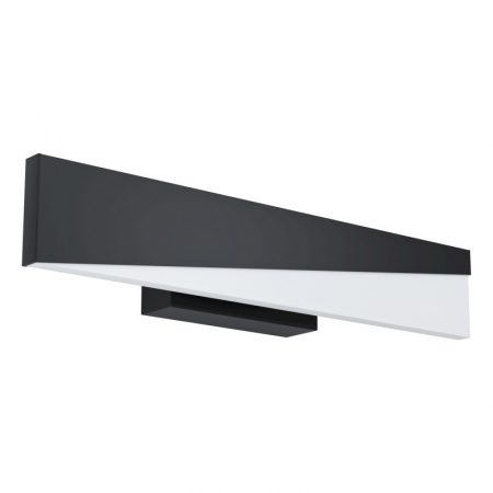 Moderne - Aplica EGLO ISIDRO 99563, LED 9W, 1050lm, 3000K, Aluminiu, Otel, Negru, Plastic, Satinat