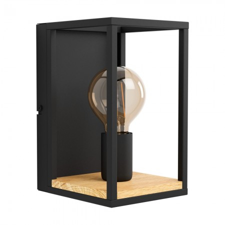 BLACK FRIDAY 2024 - Aplica Eglo Libertad, negru mat, 1XE27, 99796