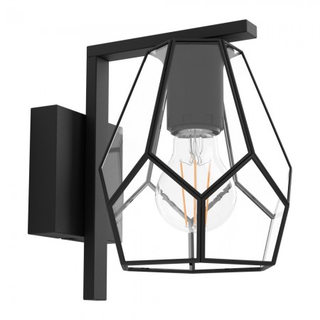 BLACK FRIDAY 2024 - Aplica Eglo Mardyke, negru, sticla, 1XE27, 43645