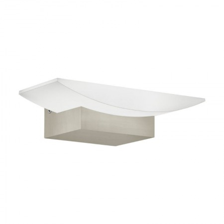 BLACK FRIDAY 2024 - Aplica Eglo Metrass, nichel mat, LED, 5.6W, 680 lumeni, alb cald 3000K, 96038