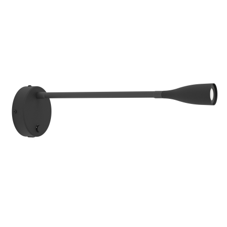 Aplica EGLO Olivandino 1 901781 LED 3,8W 3000K 320lm 220-240V,50/60Hz Ø110mm otel negru plastic negru IP20 [2]