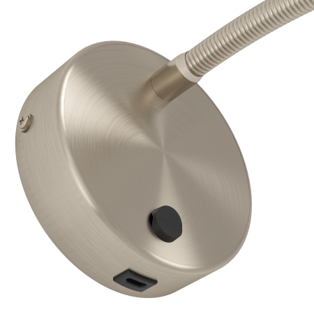 Aplica EGLO Olivandino 1 901783 LED 3,8W 3000K 320lm 220-240V,50/60Hz Ø110mm otel nichel satinat  IP20 [2]