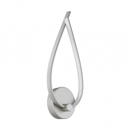 Aplice - Aplica EGLO PALOZZA 1 98889, LED 10W 1300lm 3000K, Nichel Mat, Alb