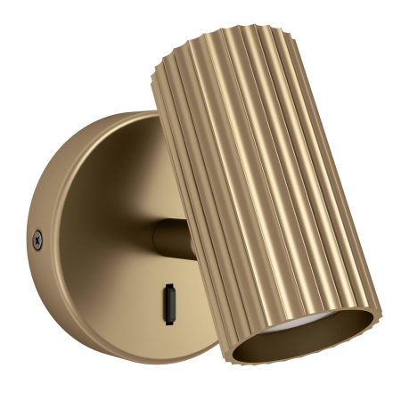 Aplice - Aplica EGLO Portillo 902033 GU10 1X5W 220-240V,50/60Hz L 105mm x H 110mm aluminiu/otel alama mata  IP20