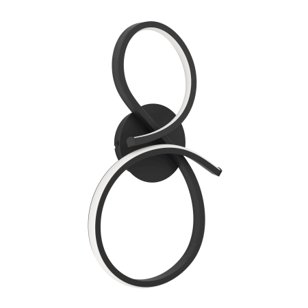 Aplica EGLO Serpins 901268 LED 11,4W 3000K 1400lm 220-240V,50/60Hz L 205mm x H 400mm aluminiu/otel negru plastic alb IP20