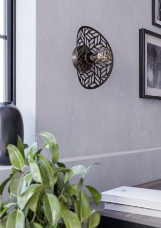 Aplica EGLO Swaby 44125 E27 1X60W 220-240V,50/60Hz L 300mm x H 300mm otel bronz  IP20 [2]