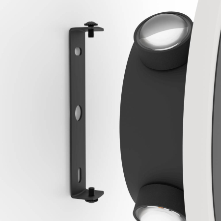 Aplica EGLO Talamello 1 901585 LED 12W 3000K 1450lm 220-240V,50/60Hz Ø170mm aluminiu negru plastic alb IP20 [1]