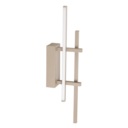 Aplica EGLO Trepiliano 902142 LED 12W 3000K 1450lm 220-240V,50/60Hz L 60mm x H 455mm aluminiu/otel sandy plastic alb IP20