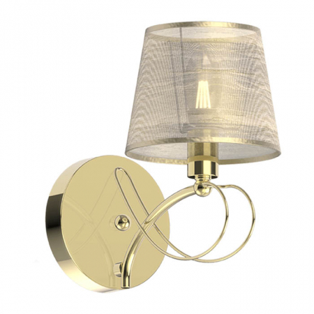 Aplica Elmark Rebecca, auriu, textil, 1XE14, 955REBECCA1W [1]