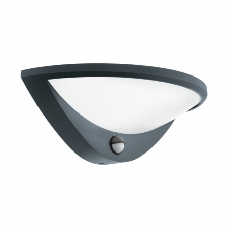 BLACK FRIDAY 2024 - Aplica exterior cu senzor EGLO BELCREDA 97312, LED 9,3W 1200lm 3000k, Aluminiu turnat/Antracit