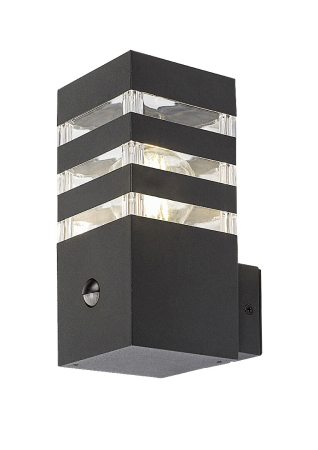 Aplica exterior cu senzor Rabalux Ankara E27 aluminiu anthracite stil modern, IP44 77025 [4]