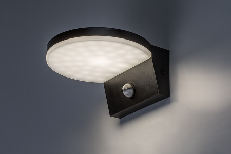 Aplica exterior cu senzor Rabalux Batida LED 9W 900lm 2700KK, 4000KK, 6500KK plastic black stil modern, IP54 77119 [3]