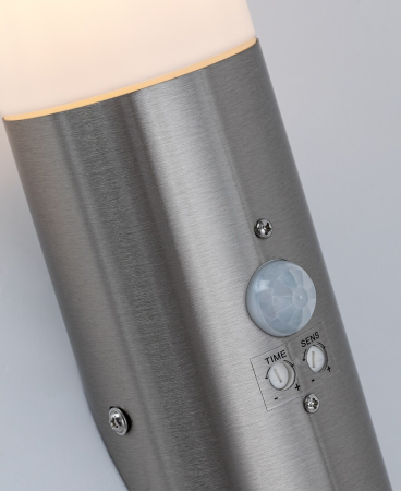 Aplica exterior cu senzor Rabalux Inox Torch E27 metal satin chrome stil modern, IP44 8266 [3]