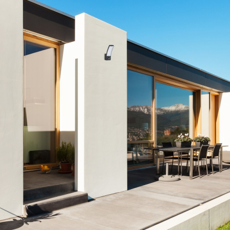 Aplica exterior cu senzor Rabalux Palanga LED 12W 800lm 3000KK aluminiu anthracite stil modern, IP44 7505 [6]