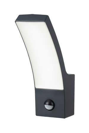 Aplica exterior cu senzor Rabalux Palanga LED 12W 800lm 3000KK aluminiu anthracite stil modern, IP44 7505 [1]