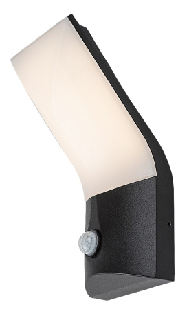 ILUMINAT - Aplica exterior cu senzor Rabalux Tolna LED 10W 770lm 3000KK aluminiu black stil modern, IP54 77172