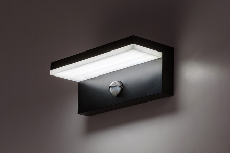 Aplica exterior cu senzor Rabalux Zaragoza LED 9W 800lm 2700KK, 4000KK, 6500KK plastic black stil modern, IP54 77115 [5]
