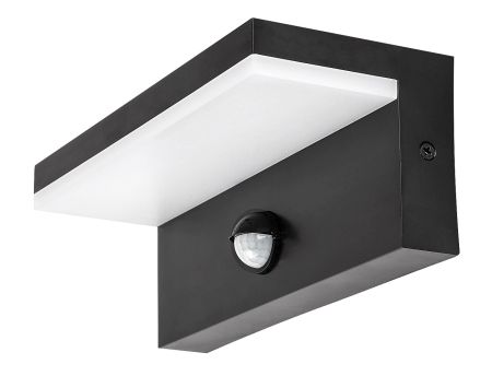 Aplica exterior cu senzor Rabalux Zaragoza LED 9W 800lm 2700KK, 4000KK, 6500KK plastic black stil modern, IP54 77115 [1]