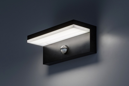 Aplica exterior cu senzor Rabalux Zaragoza LED 9W 800lm 2700KK, 4000KK, 6500KK plastic black stil modern, IP54 77115 [4]
