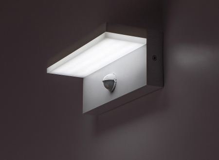 Aplica exterior cu senzor Rabalux Zaragoza LED 9W 850lm 2700KK, 4000KK, 6500KK plastic white stil modern, IP54 77116 [4]
