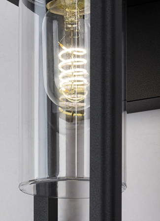 Aplica exterior cu senzor Rabalux Zernest E27 aluminiu black stil modern, IP54 77086 [4]