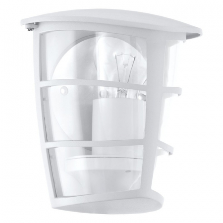 BLACK FRIDAY 2024 - Aplica exterior EGLO ALORIA 93403, E27 1x60W, Aluminiu turnat/Alb