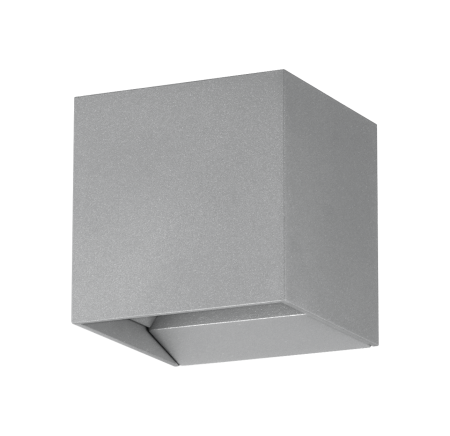 Aplice - Aplica Exterior EGLO CALPINO PRO 61927, LED 2x3.3W 680lm 4000K, Aluminiu Argintiu