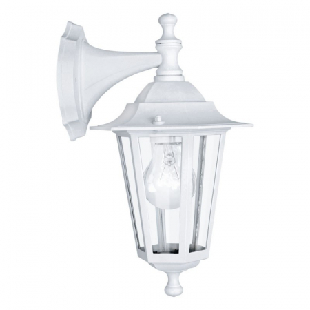 BLACK FRIDAY 2024 - Aplica exterior EGLO LATERNA 22462, E27 1x60W, Aluminiu turnat/Alb
