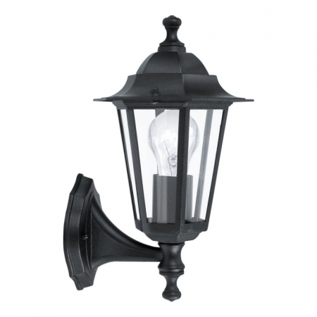 BLACK FRIDAY 2024 - Aplica exterior EGLO LATERNA 22468, E27 1x60W, Aluminiu turnat/Negru
