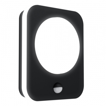 ILUMINAT EXTERIOR - Aplica Exterior EGLO MADRIZ 99584, LED 9W, 993lm, 3000K, IP44 Aluminiu turnat, Negru, Plastic, Alb