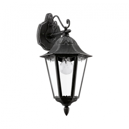 ILUMINAT EXTERIOR - Aplica exterior EGLO NAVEDO 93456, E27 1x60W, Aluminiu turnat/Negru