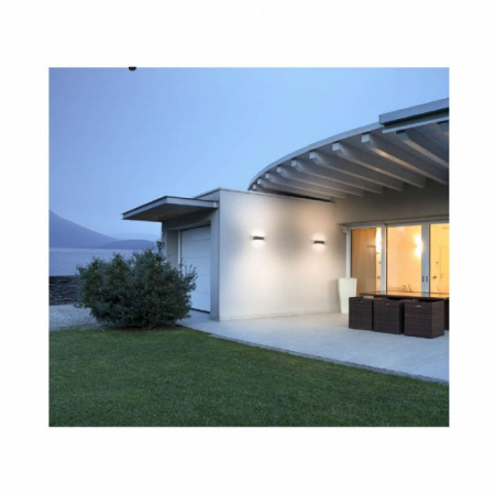 Aplica exterior Lampris 90153, gri inchis, LED, 9W, alb cald 3000K, 616 lm, IP65 [1]
