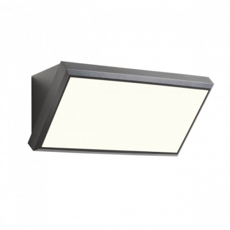 BLACK FRIDAY 2024 - Aplica exterior Mako 90160, gri inchis, LED, 21W, alb cald 3000K, 1120 lm, IP65