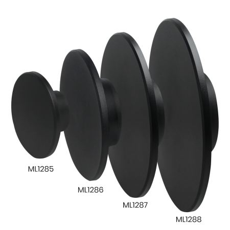 Aplică exterior Milagro Disk  18W 1900lm 3000K / 4500K / 6500K 230V/50Hz Black Policarbonat IP65 [3]