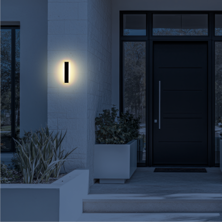 Aplică exterior Milagro Wow  10W 1100lm variabilă 3000K / 4000K / 6500K 230V/50Hz Black Metal & Acril IP54 [3]