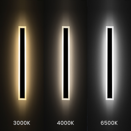 Aplică exterior Milagro Wow  25W 2750lm variabilă 3000K / 4000K / 6500K 230V/50Hz Black Metal & Acril IP54 [1]