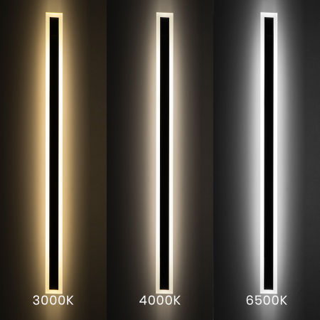 Aplică exterior Milagro Wow  30W 3640lm variabilă 3000K / 4000K / 6500K 230V/50Hz Black Metal & Acril IP54 [1]