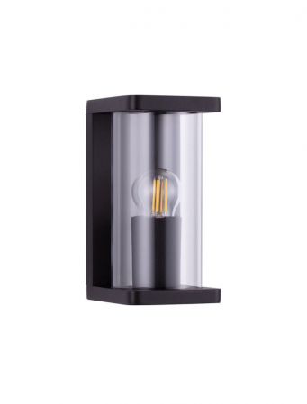 ILUMINAT EXTERIOR - Aplica exterior Nova Luce ADORAY 9030579 E27 1x12W    Sandy Black Die-Casting Aluminium & Clear Polycarbonate   IP65