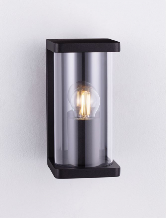 Aplica exterior Nova Luce ADORAY 9030579 E27 1x12W    Sandy Black Die-Casting Aluminium & Clear Polycarbonate   IP65 [4]