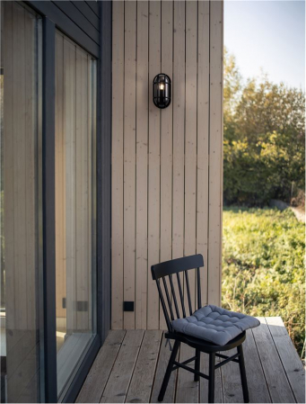 Aplica exterior Nova Luce AMEL 9030578 E27 1x12W    Sandy Black Die-Casting Aluminium & Clear Polycarbonate   IP65 [2]